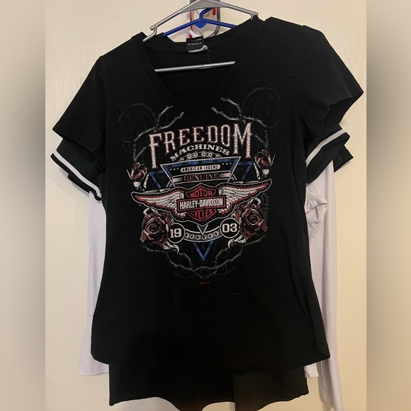 Lot of 7 Harley Davidson women’s size small shirts - Picture 11 of 14